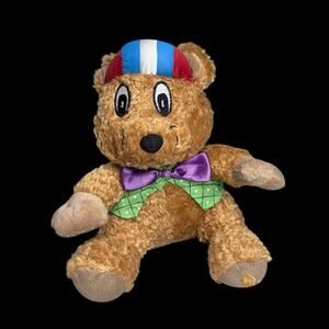 St. Jude Children’s Hospital Bear Plush Bowtie Cape Brown Stuffed Animal 10 in